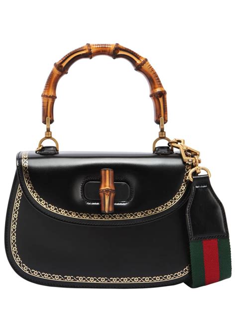 gucci bamboo handle bag price|gucci bamboo bag harper's.